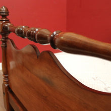 Load image into Gallery viewer, Antique Australian Cedar and Blackwood Bed and Custom Mattress. Tasmania c1850. B12449
