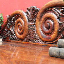 Load image into Gallery viewer, Antique English Rosewood Twin Pedestal Sideboard with Thomas Hope Scroll Backboard. B13102
