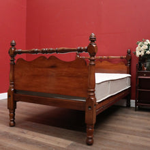 Load image into Gallery viewer, Antique Australian Cedar and Blackwood Bed and Custom Mattress. Tasmania c1850. B12449
