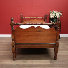 Load image into Gallery viewer, Antique Australian Cedar and Blackwood Bed and Custom Mattress. Tasmania c1850. B12449
