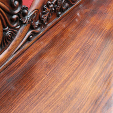Load image into Gallery viewer, Antique English Rosewood Twin Pedestal Sideboard with Thomas Hope Scroll Backboard. B13102
