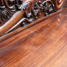 Load image into Gallery viewer, Antique English Rosewood Twin Pedestal Sideboard with Thomas Hope Scroll Backboard. B13102
