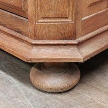 Load image into Gallery viewer, x SOLD Dutch Oak Cabinet with Three Drawers Bun Feet and Oak Handles. B12749
