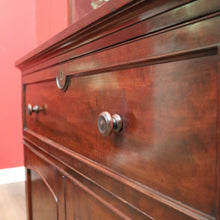 Load image into Gallery viewer, Antique English Mahogany Secretaire Bookcase Bureau or Bookcase with a Desk. B12471
