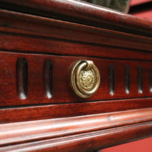 Load image into Gallery viewer, Mahogany Bedside Cabinet or Lamp / Side Cupboard with a Mirror Back, Tier Display. B12442

