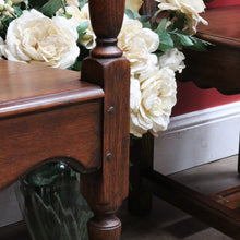 Load image into Gallery viewer, Pair of Antique French Armchairs with Ornate Tall Backs Central Panels and Shaped Arms. B12702
