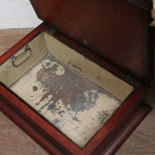 Load image into Gallery viewer, Antique Australian Cedar and Tin Lined Cigar or Cigarette Bin, Original Condition. B12458
