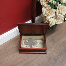 Load image into Gallery viewer, Antique Australian Cedar and Tin Lined Cigar or Cigarette Bin, Original Condition. B12458
