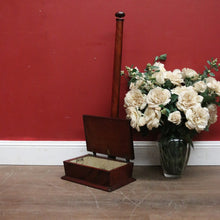 Load image into Gallery viewer, Antique Australian Cedar and Tin Lined Cigar or Cigarette Bin, Original Condition. B12458
