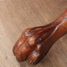 Load image into Gallery viewer, Antique Australian Cedar Dining Table with Pedestal Base and Lion Paw Feet. B12472
