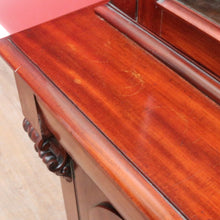 Load image into Gallery viewer, Antique English Mahogany Two Door Bookcase Cabinet with Original Glass. B13069
