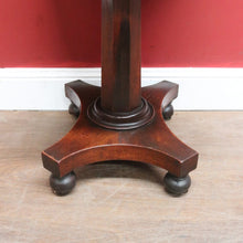 Load image into Gallery viewer, x SOLD English Mahogany Side Table with Two Drawers, Drop Side Pembroke Table. B12826
