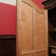 Load image into Gallery viewer, French Walnut Armoire Linen Press – Mirror Doors, Carved Detail, Storage Cupboard. B12473
