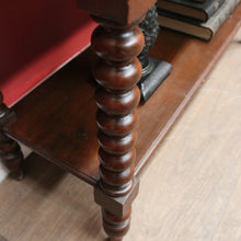 Load image into Gallery viewer, Antique French Walnut Chest of 6 Drawers, 2-tier Shelves, Bobbin Legs. B12303
