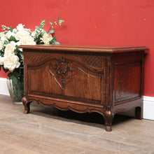 Load image into Gallery viewer, x SOLD French Coffer or Trunk, use as a Toy Box, Shoe Storage, Blanket Box or Coffee Table. B12261
