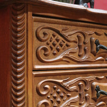 Load image into Gallery viewer, Vintage French Cabinet with Three Felt Lined Drawers for Jewellery or Silverware. B12863

