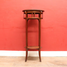 Load image into Gallery viewer, Vintage French Oak Arts and Crafts Two Tier Pot Stand or Planter Stand. B12765
