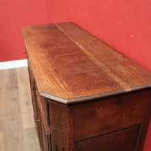 Load image into Gallery viewer, Antique French Oak Sideboard Hall Cabinet c1830 with Keys &amp; Shelves. B12254
