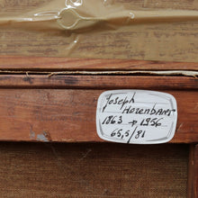 Load image into Gallery viewer, x SOLD Jozef Horenbant Cathedral Interior Painting in Black and Gilt Frame. B12716
