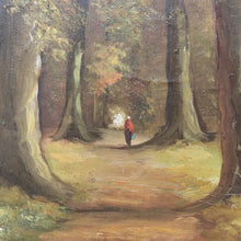 Load image into Gallery viewer, x SOLD Antique Oil on Canvas Country Landscape in Gilt Frame Signed Lower Right. B12721
