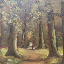 Load image into Gallery viewer, x SOLD Antique Oil on Canvas Country Landscape in Gilt Frame Signed Lower Right. B12721
