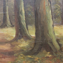 Load image into Gallery viewer, x SOLD Antique Oil on Canvas Country Landscape in Gilt Frame Signed Lower Right. B12721
