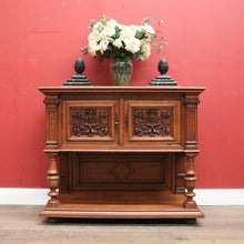 Load image into Gallery viewer, Antique French Oak Two-door Hall Cabinet / Side Cabinet/ Entry Foyer Cupboard. B12284
