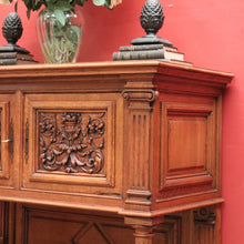 Load image into Gallery viewer, Antique French Oak Two-door Hall Cabinet / Side Cabinet/ Entry Foyer Cupboard. B12284
