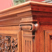 Load image into Gallery viewer, Antique French Oak Two-door Hall Cabinet / Side Cabinet/ Entry Foyer Cupboard. B12284
