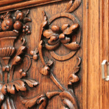 Load image into Gallery viewer, Antique French Oak Two-door Hall Cabinet / Side Cabinet/ Entry Foyer Cupboard. B12284
