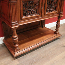 Load image into Gallery viewer, Antique French Oak Two-door Hall Cabinet / Side Cabinet/ Entry Foyer Cupboard. B12284
