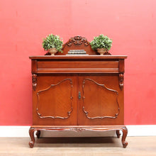 Load image into Gallery viewer, Vintage Johnson’s Australian Cedar Sideboard Hall Cabinet with Cutlery Drawer B13146
