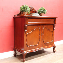 Load image into Gallery viewer, Vintage Johnson’s Australian Cedar Sideboard Hall Cabinet with Cutlery Drawer B13146
