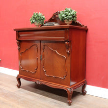Load image into Gallery viewer, Vintage Johnson’s Australian Cedar Sideboard Hall Cabinet with Cutlery Drawer B13146
