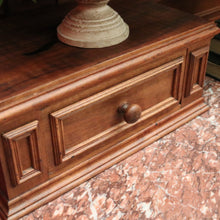 Load image into Gallery viewer, Antique French Walnut Dressing Table – Marble top - Mirror, 6 Drawers, Carved Detail. B12475
