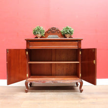 Load image into Gallery viewer, Vintage Johnson’s Australian Cedar Sideboard Hall Cabinet with Cutlery Drawer B13146
