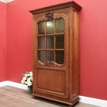 Load image into Gallery viewer, Antique French Linen Cabinet or Single Door Pantry, Storage Cupboard, Bookcase. B12259

