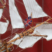 Load image into Gallery viewer, x SOLD Captain Cook HMAS Endeavour Model Ship with Cedar and Glass Display Case. B12906
