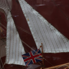 Load image into Gallery viewer, x SOLD Captain Cook HMAS Endeavour Model Ship with Cedar and Glass Display Case. B12906

