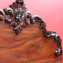 Load image into Gallery viewer, Antique Australian Cedar Three Door Sideboard with Ornately Carved Backboard. B13147
