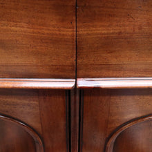 Load image into Gallery viewer, English Mahogany Antique Sideboard Servery with Mirror Back and Two Keys. B12892
