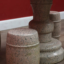 Load image into Gallery viewer, Solid Granite Outdoor Garden Table with Four Matching Stools. B13148
