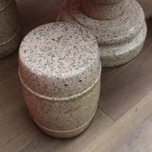 Load image into Gallery viewer, Solid Granite Outdoor Garden Table with Four Matching Stools. B13148
