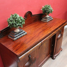 Load image into Gallery viewer, Antique English Mahogany Three Drawer, Three Door Sideboard Cabinet Circa 1850. B13152
