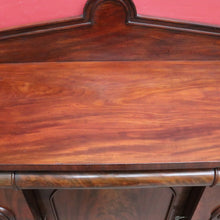 Load image into Gallery viewer, Antique English Mahogany Three Drawer, Three Door Sideboard Cabinet Circa 1850. B13152
