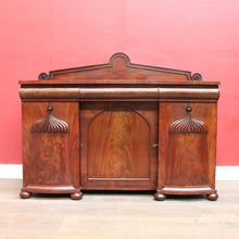 Load image into Gallery viewer, Antique English Mahogany Three Drawer, Three Door Sideboard Cabinet Circa 1850. B13152
