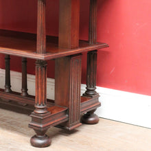 Load image into Gallery viewer, Antique French Walnut Two Tier Side Table or Television Lamp Stand, Shoe Shelf. B13158
