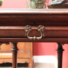 Load image into Gallery viewer, Antique French Walnut Hall Table or Desk – Fine Carved Detail, . B12326
