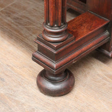 Load image into Gallery viewer, Antique French Walnut Two Tier Side Table or Television Lamp Stand, Shoe Shelf. B13158
