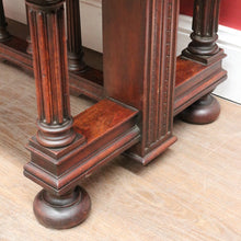 Load image into Gallery viewer, Antique French Walnut Two Tier Side Table or Television Lamp Stand, Shoe Shelf. B13158
